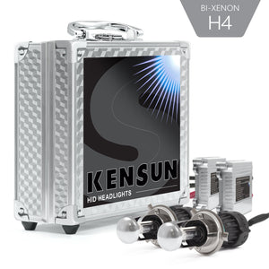 Premium HID H4 headlight conversion kit with high and low beam Xenon